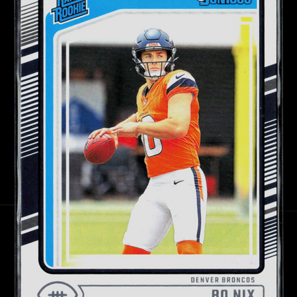 2024 Panini Donruss Bo Nix #369
