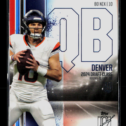 2025 Topps Signature Class Football Bo Nix #100