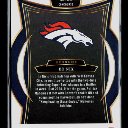 2025 Panini Select Bo Nix #30