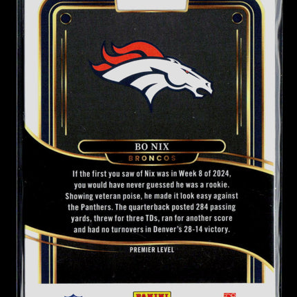 2025 Panini Select Football Bo Nix #117