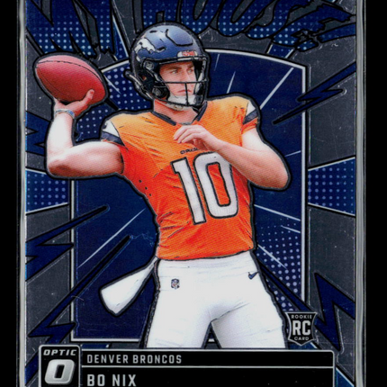 2024 Panini Donruss Optic Bo Nix #10 RC