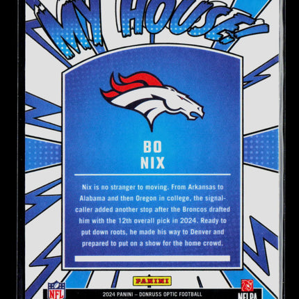 2024 Panini Donruss Optic Bo Nix #10 RC