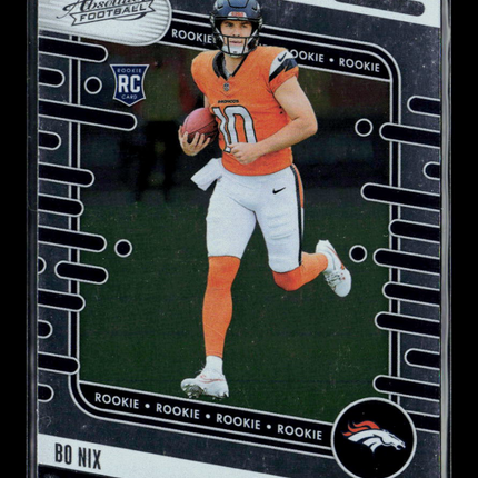 2024 Panini Absolute Football Bo Nix #112 RC