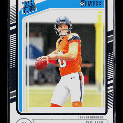 2024 Panini Donruss Bo Nix #369