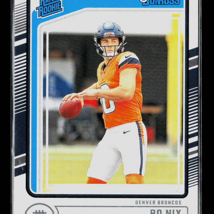 2024 Panini Donruss Bo Nix #369