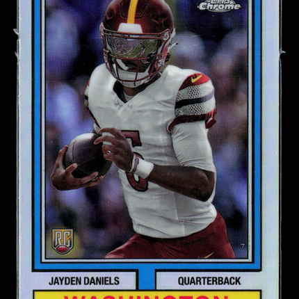 2024 Topps Chrome Jayden Daniels #74TF-2 Refractor RC