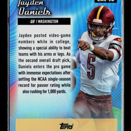 2024 Topps Chrome Jayden Daniels #CAE-JD RC