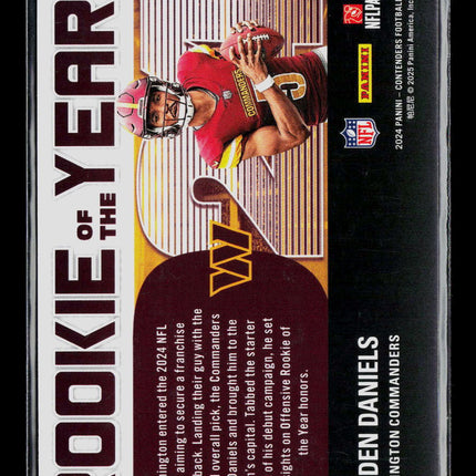 2025 Panini Contenders Jayden Daniels #2
