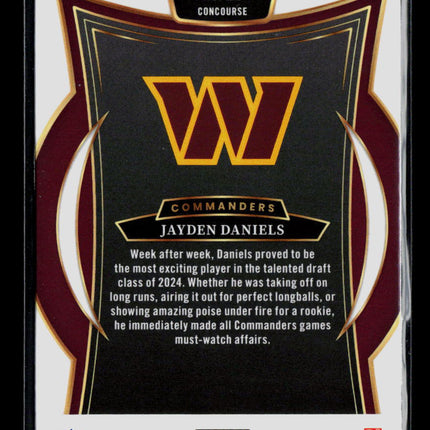 2025 Panini Select Football Jayden Daniels #26 RC