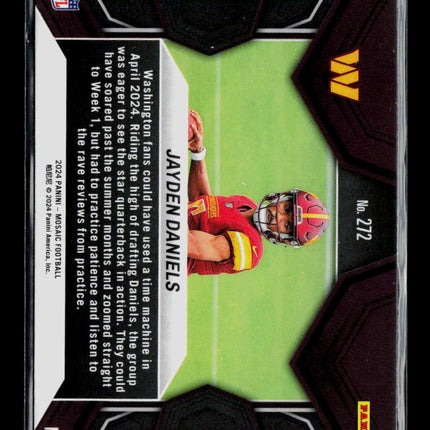 2024 Panini Mosaic Jayden Daniels #272 RC