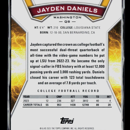 2022 Topps Resurgence Jayden Daniels #196 RC