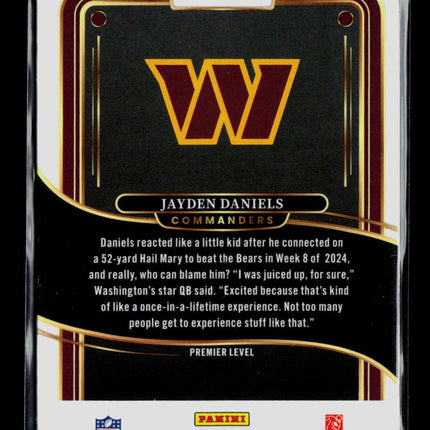 2025 Panini Select Jayden Daniels #112 RC