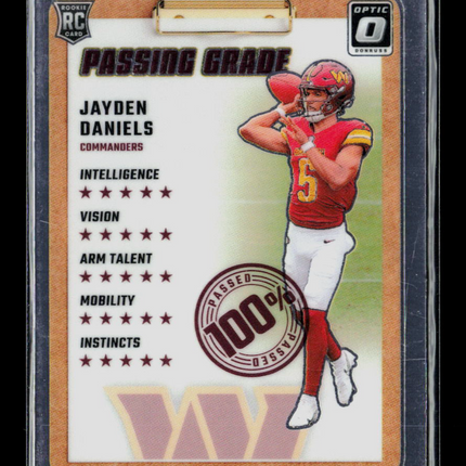2024 Panini Donruss Optic Jayden Daniels #2 RC