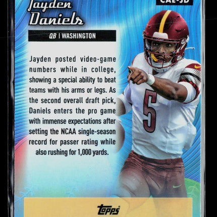 2024 Topps Chrome Jayden Daniels #CAE-JD RC