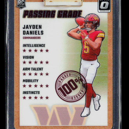 2024 Panini Donruss Optic Jayden Daniels #2 RC