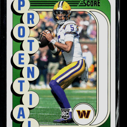 2024 Panini Score Football Jayden Daniels #3 RC