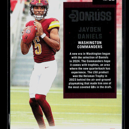 2024 Panini Donruss Jayden Daniels #22