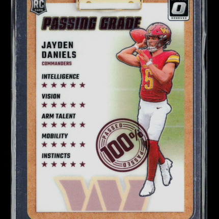 2024 Panini Donruss Optic Jayden Daniels #2 RC