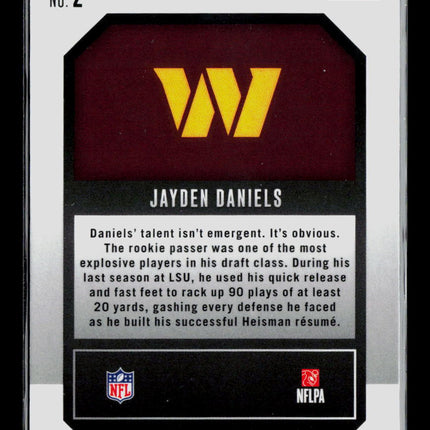 2024 Panini Prizm Jayden Daniels #2 RC