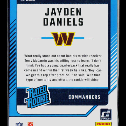 2024 Panini Donruss Jayden Daniels #389