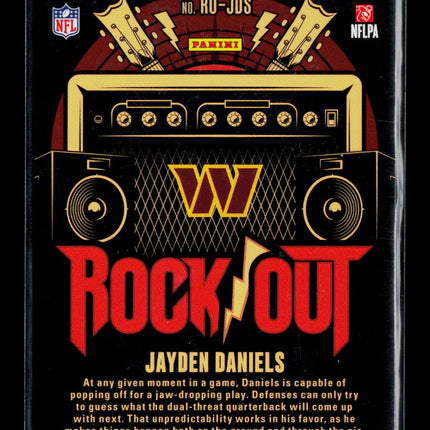 2024 Panini Absolute Football Jayden Daniels #RO-JDS RC