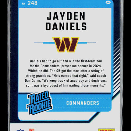 2024 Panini Donruss Optic Football Jayden Daniels #248