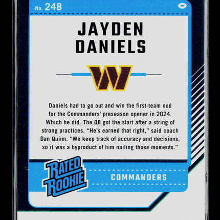 2024 Panini Donruss Optic Jayden Daniels #248