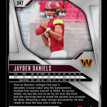2024 Panini Prizm Football Jayden Daniels #347 RC