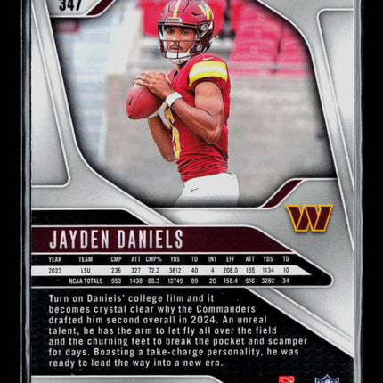 2024 Panini Prizm Football Jayden Daniels #347 RC