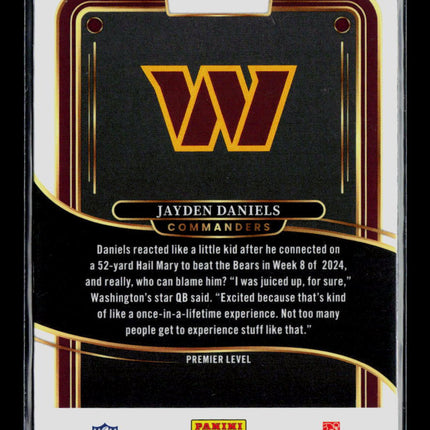 2025 Panini Select Jayden Daniels #112 RC