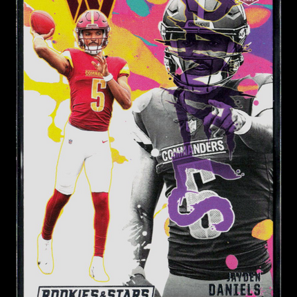 2024 Panini Rookies & Stars Football Jayden Daniels #RE-JDS RC