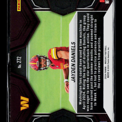 2024 Panini Mosaic Jayden Daniels #272 RC
