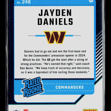 2024 Panini Donruss Optic Football Jayden Daniels #248