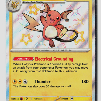 Pokemon 2024 Paldean Fates Raichu #132/91