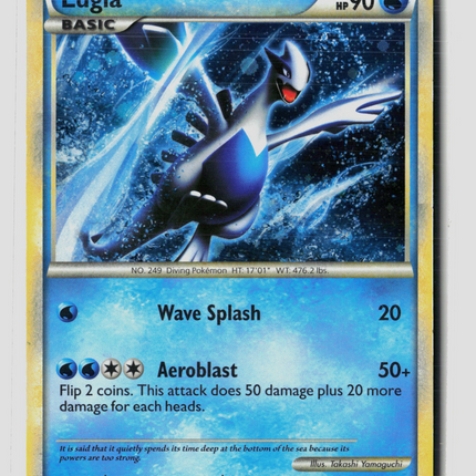 Pokemon 2010 HGSS Lugia holo #HGSS02