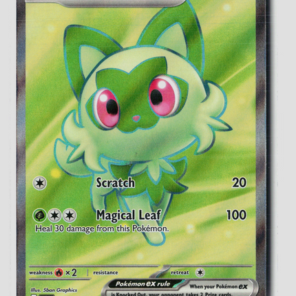 Pokemon 2026 Mega Evolution – Ascended Heroes Sprigatito EX UR FA #251/217