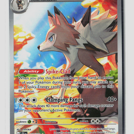 Pokemon 2025 Journey Together Lycanroc #166/159