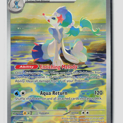 Pokemon 2026 Pitch Black Primarina FA #88/84