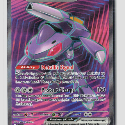 Pokemon 2025 Black Bolt Genesect EX SR FA #161/86