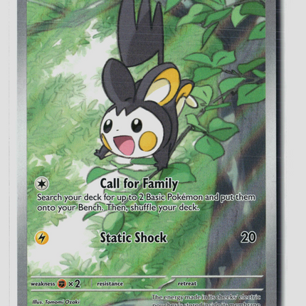Pokemon 2025 Black Bolt Emolga #112/86