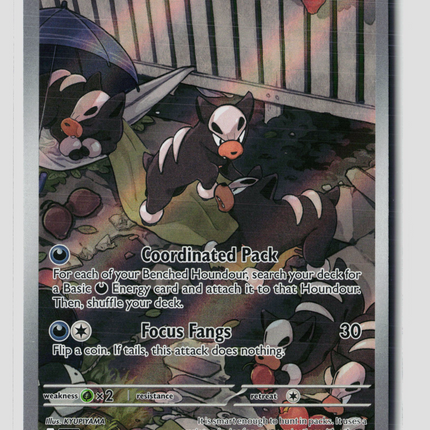 Pokemon 2023 Obsidian Flames Houndour #204/197