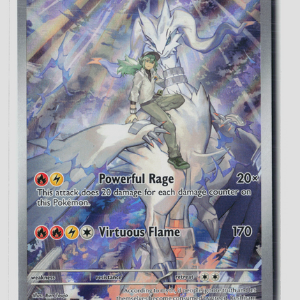 Pokemon 2025 Journey Together N'S Reshiram #167/159