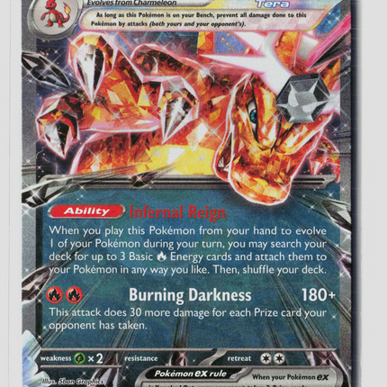 Pokemon Scarlet & Violet Charizard EX RR #SVP EN 196