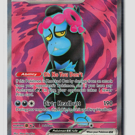Pokemon 2024 Shrouded Fable Munkidori EX UR FA #83/64