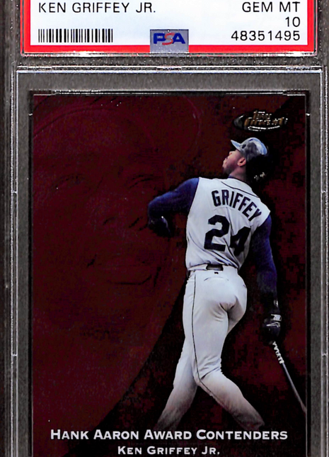 1999 Finest Aaron Award Ken Griffey JR. #HA8 PSA 10