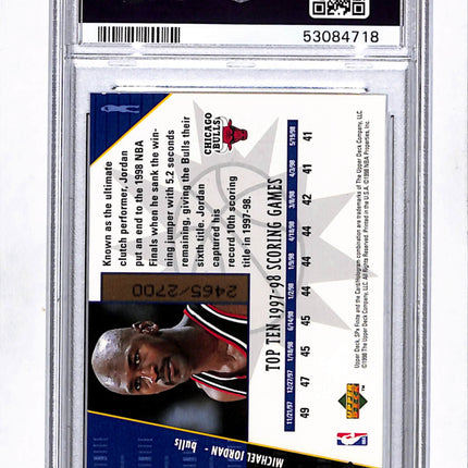 1998 SPX Finite Michael Jordan #100 Radiance PSA 6 /2700