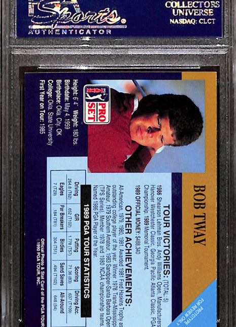 1990 Pro Set Pga Tour Promo Bob Tway Prototype For Review Only PSA 10