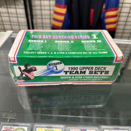 MLB 1990 upper deck team set box