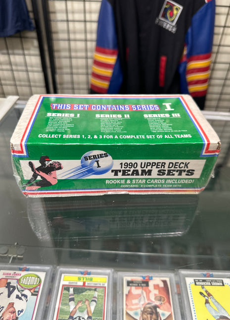 MLB 1990 upper deck team set box