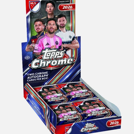 SOCCER 2026 Topps Chrome MLS Soccer Hobby Box